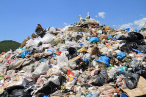 Recycling diverges waste from landfills like this one, photo courtesy of kanvag at shutter stock